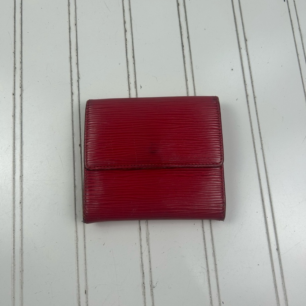 Louis Vuitton Vintage Red Epi Elise Wallet - Picture 2 of 11